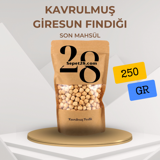 Kavrulmuş Fındık 250 GR